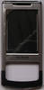 Slide Oberschale silber schwarz Original Nokia 6500 Slide A-Cover mit Lautsprecher incl.Displayscheibe
