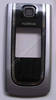 Oberschale klappe silberner Rand Nokia 6555 original A-Cover mit Displayscheibe außen