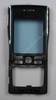 Oberschale schwarz Nokia N91 8GB A-Cover black mit Displayscheibe und Seitentasten fr Lautstrke und Men