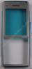 Oberschale blau Nokia X2-00 original A-Cover blue mit Displayscheibe