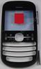 Oberschale schwarz Nokia Asha 200 original A-Cover mit Displayscheibe matte graphite