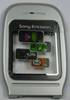 Unterer Gehuserahmen groes Display SonyEricsson Z200 Frosty White