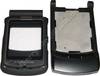 Komplettgehäuse schwarz Motorola V3 Razr bestehend aus Akkufachdeckel, Antennenabdeckung, Displayscheiben innen und aussen, Tastaturschale, Klappenabdeckung innen und aussen, Seistentasten