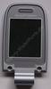 Unterschale Klappe mit großer Displayscheibe SonyEricsson Z520i silber, Cover