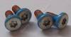 Schraubenset 1,4x3,4 Nokia E6-00 original 4 Stück Schrauben Torx TX4, Schrauben der Unterschale (mittig) und zur Befestigung der Platine oberhalb des Display